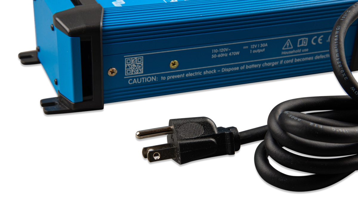 Victron Energy Blue Smart IP22 Battery Charger 12V 30A (1) 120VAC - Charge 1 Battery