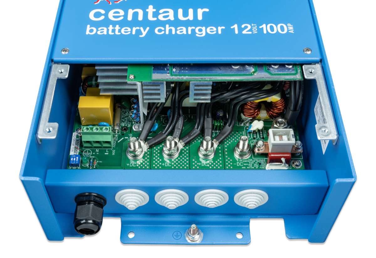 Victron Energy Battery Charger Centaur 12V 100A (3) 90-265V - Charge 3 battery banks
