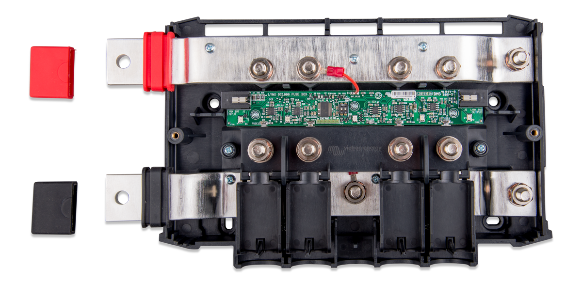 Victron energy Lynx Distributor - Modular DC busbar - Spaces for four DC fuses - M8