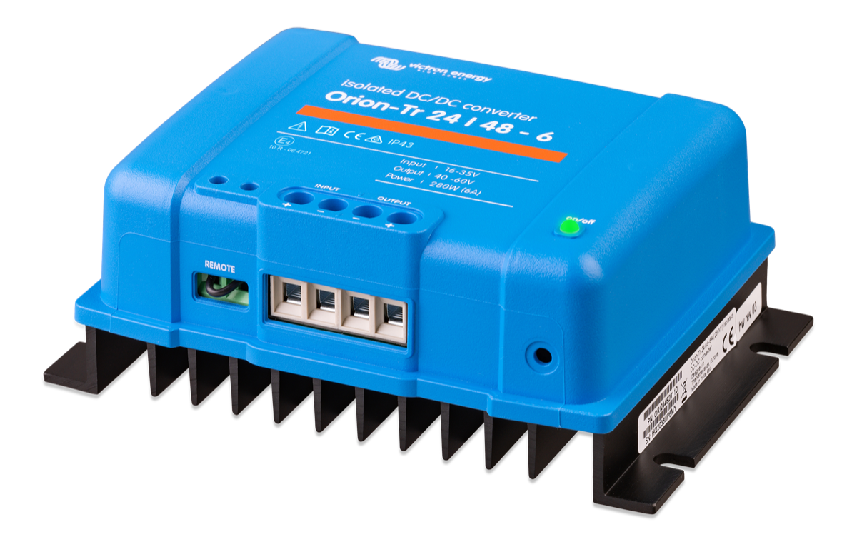 Victron Energy Orion-Tr DC-DC converters isolated 24V-48V 6A 280W