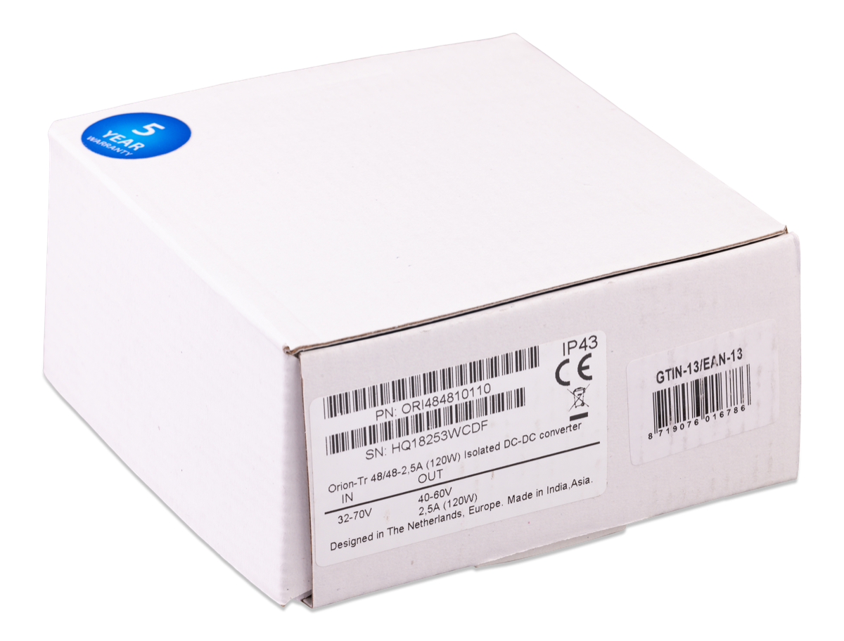 Victron Energy Orion-Tr DC-DC converters isolated 48V-48V 2.5A 120W